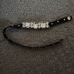 NWOT Elegant Black Crystal Bracelet